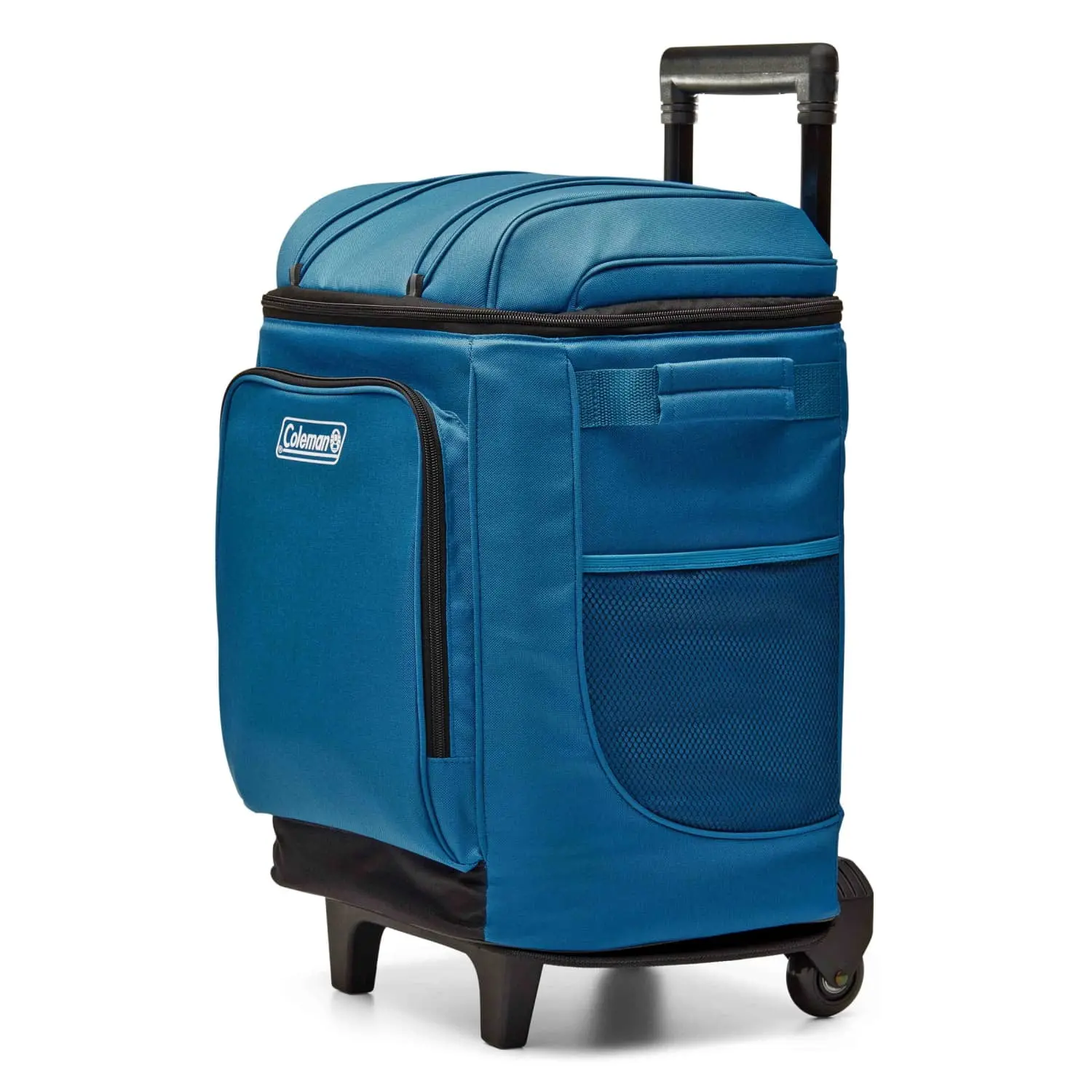 Coleman CHILLER 42-Can Insulated Soft Cooler Bag with Wheels, Ocean
