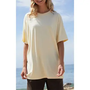 John Galt Women's Yellow Presley Oversized T-Shirt