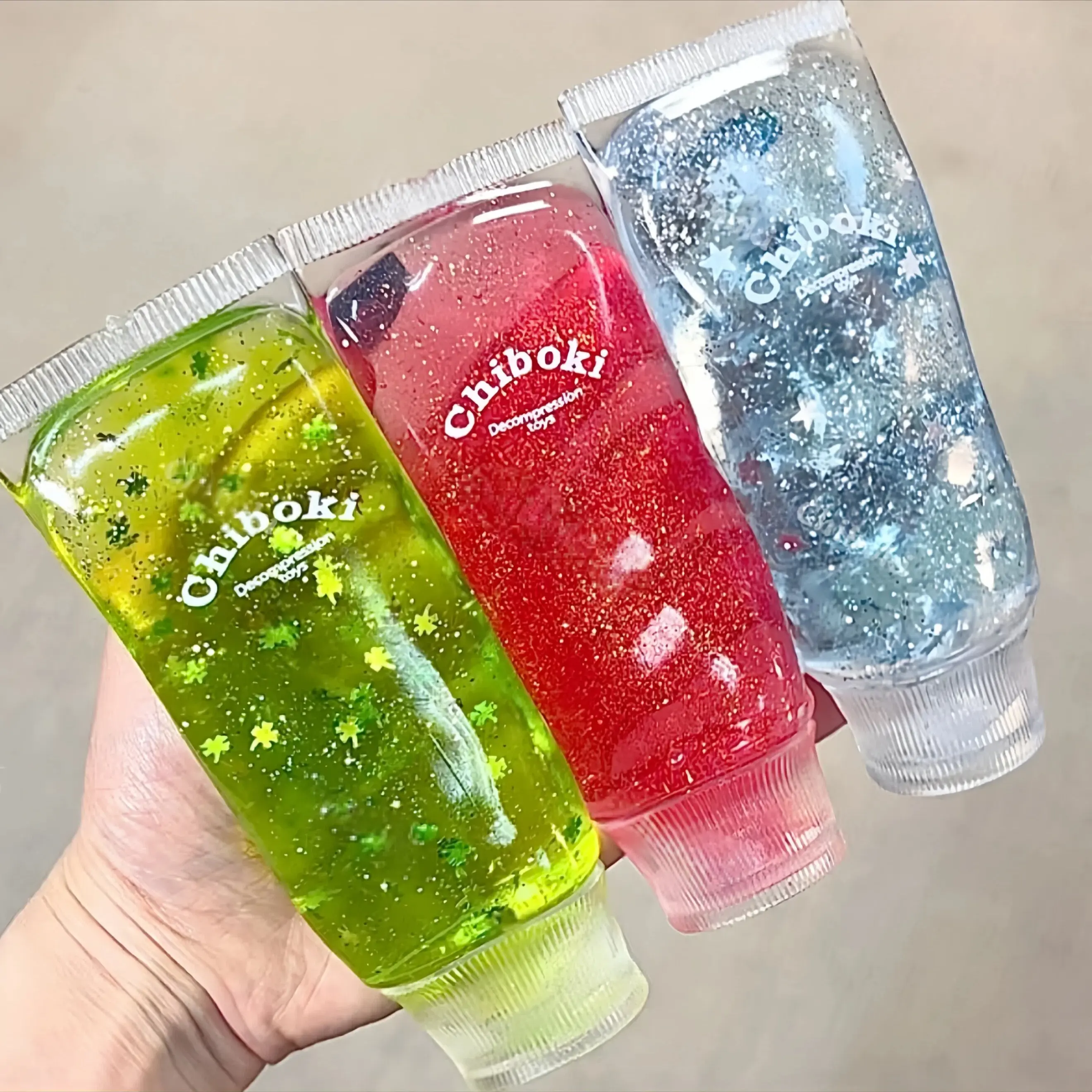 Chiboki Coconut Oil Squishy Stress Relief Toy - Handmade Craft, Exquisitely Crafted All-New Sparkling Series, Soft Malleable Slow-Rising Shape-Retaining Texture, Unisex Calming Gift for Friends, Yes, All Seasons, Sparkling Green Toothpaste