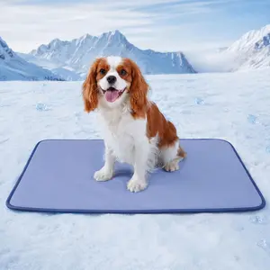 Deconovo Pet Cooling Mat for Dogs & Cats, Reversible Cool-Touch Summer Pad Blanket