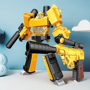 Transformable Toy Gun, Cool New Durable Novelty Robot Model Action Figure, Christmas Gift for Boys, Xinghao 8862