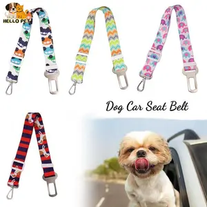 [3pcs] 2025 NEW Dog Seat Belt Adjustable Pet Safety Car Seat Belt Puppy Car Harness Seat Tether Retractable Universal Fit for Small Dogs