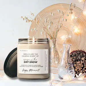 Gifts for Retiring Coworker Retiring Friend Person Funny Gift Candle Lawyer Retirement Him Her Smells Like Calming Scent Escaping Shit Show