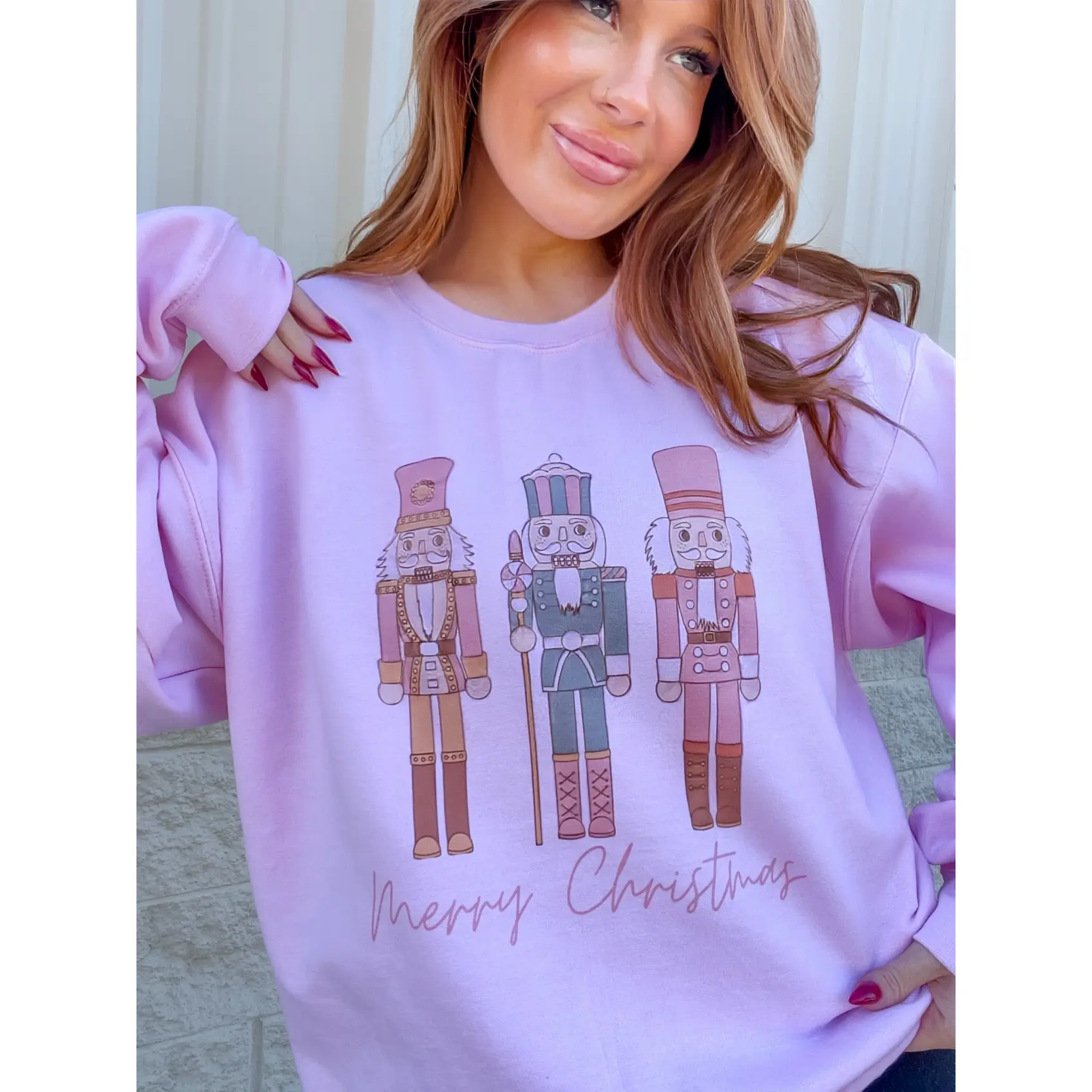Pink Nutcracker Graphic Top