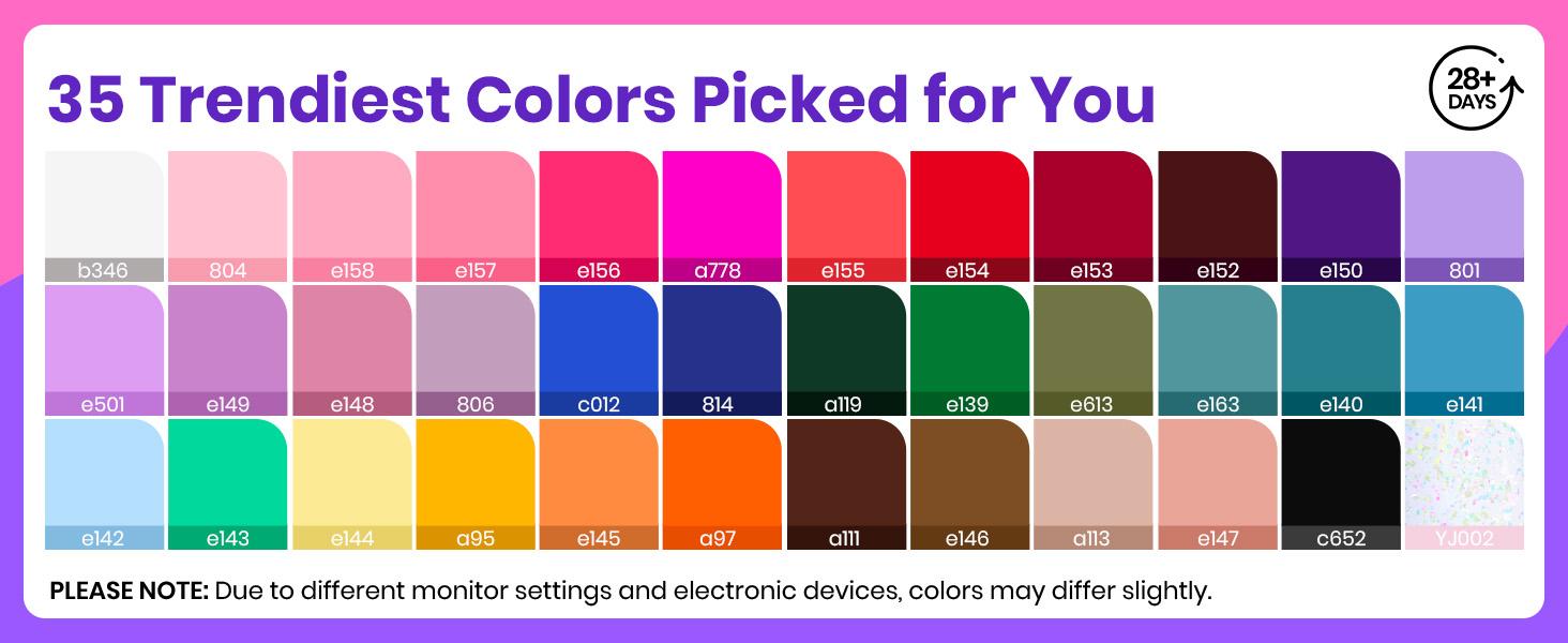 Beetles Gel Nail Polish Kit with UV Light 35 Colors All-in-one Gel Polish Nail Kit with Base and Matte&Glossy Top Coat Soak Off All Season Gel Nail Kit Manicure Tools Easter's Gift for Women Girls