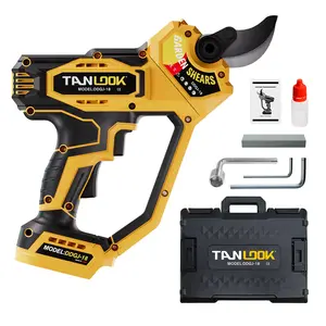 Electric Pruning Shears Brushless Compatible with DeWalt 20V Battery, Cordless Power Pruner with LCD Display & Whetstone,Brushless Motor Pruning Shears for Garden Tree Pruner Branch(Battery Not Included)