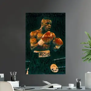 Floyd Mayweather Champion Iconic Fighter Series 1 Poster "Money" Boxing Wall Art