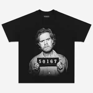 FRANK GALLAGHER TEE, Short Sleeve Crew Neck T-Shir, Fitted, Pull On, Casual, Unisex Cotton T-Shirt, Menswear, Womenswear