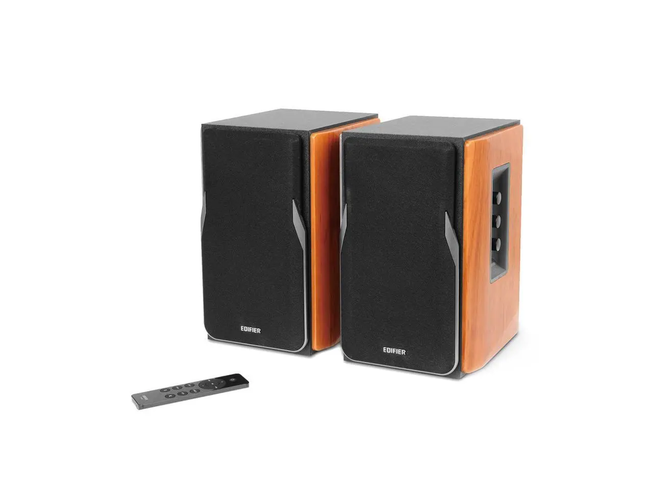 Edifier R1380DB Active Bluetooth Bookshelf Speakers - Optical/Coaxial Input - 2.0 Wireless Studio Monitor Speaker - 42W RMS - Wood