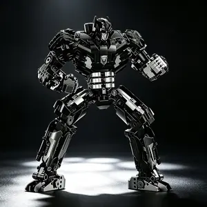 1903pcs Dark Mech Building Blocks Set, Model Kit, Movie Theme Warrior Model, Unique Collectible for Home Decor, Perfect Birthday and Holiday Gift