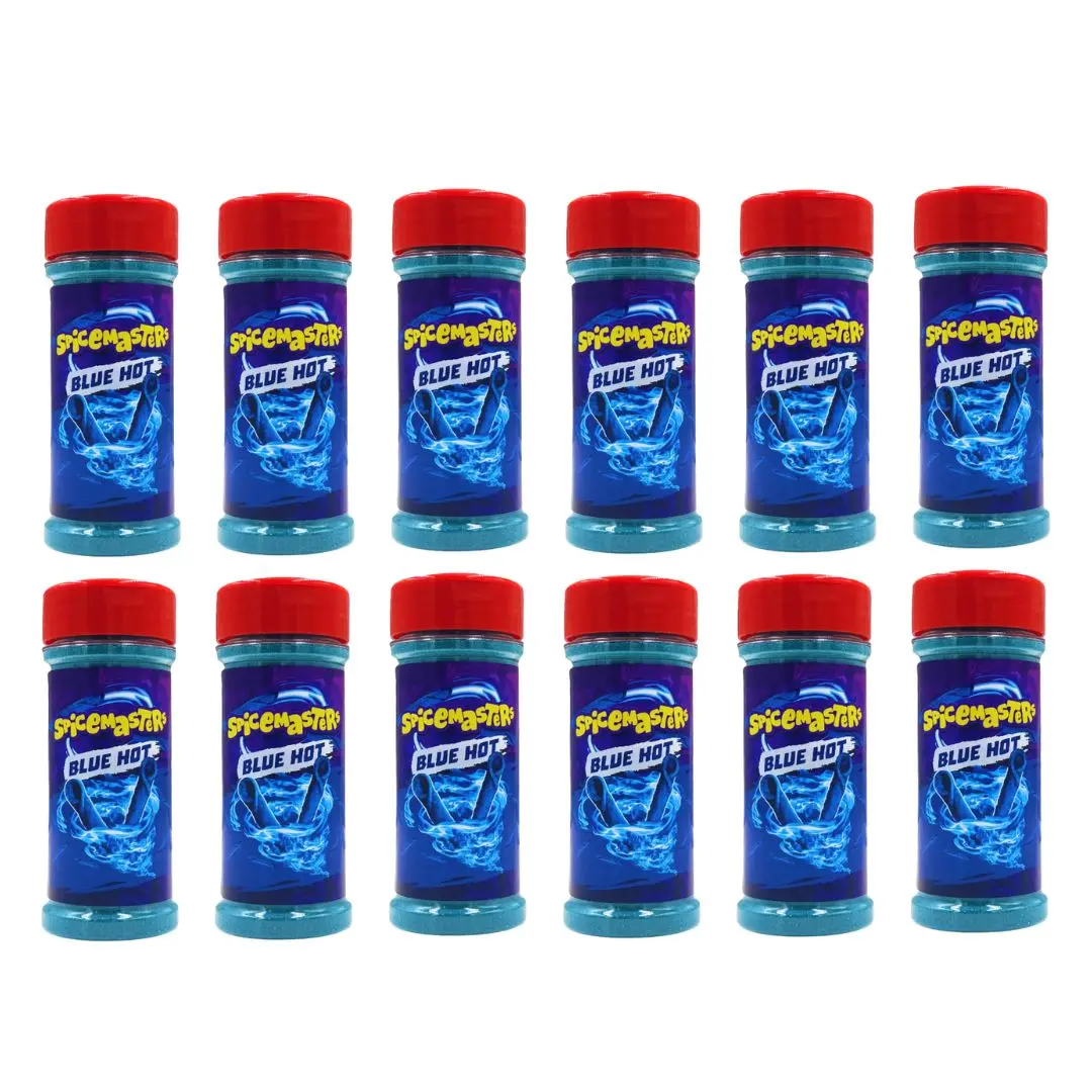 spice SPICEMASTERS THE BLUE HOT TWELVE – Master Chill Heat Edition Chilli Flavor Chili Taco Seasoning Chile Powder Dried Chiltepin Peppers