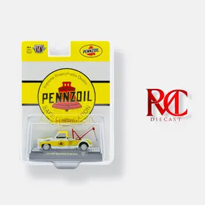 M2 Machines 1:64 1975 GMC Sierra Grande 15 Tow Truck Penzoil – Yellow