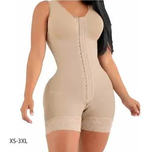 Shapewear Full Body Shaper for Women – High Compression Postpartum Slimming Shapewear with Bust Support and Brooches – Tummy Control Fajas Colombianas Girdle for Belly Shaping and Smooth Curves Womenswear