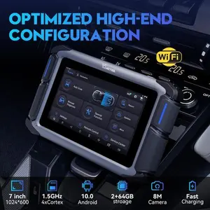 VDIAGTOOL 2025 VD70S Bidirectional OBD Scanner - Key Coding, FCA Compatibility, Wi-Fi, 7-in HD Touch Screen, Android 10 OS, 1.5GHz Quad-Core, 2GB RAM, 64GB ROM, 2500mAh Battery