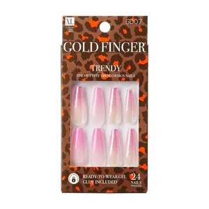 Gold Finger Trendy Nails
