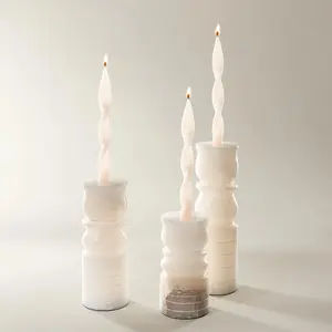 Z Gallerie Alabaster Taper Holder Decor Luminous Home Accessories Interior Decoration Accessories