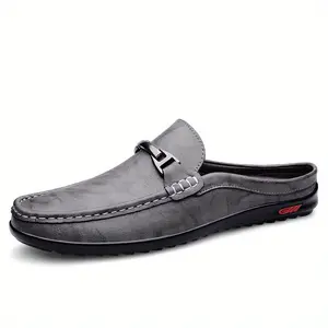Brand Bdhjydb Men's Mule Slip-On Shoes, Low-Cut Slippers for Spring and Summer
