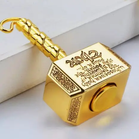 Thor's Hammer Fidget Spinner-gold