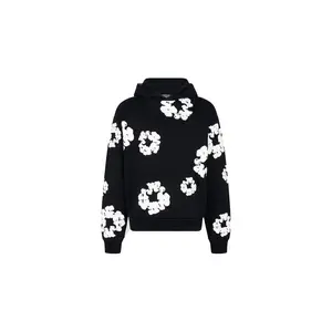 The Cotton Wreath Sweatshirt "Black" DT02