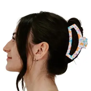 TELETIE OPEN CLAW HAIR CLIPS STYLISH DURABLE FASHIONABLE