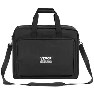 【Father's Day】VEVOR Padded DJ Mixer Gig Bag,  , 1200D Oxford Fabric, DJ Gear Carry Bag with a Storage Pocket 4.92 ft Removable Shoulder Strap 0.39 in Padding, 19.29 x 8.66 x 15.34 in Storage Case for DJ Controller