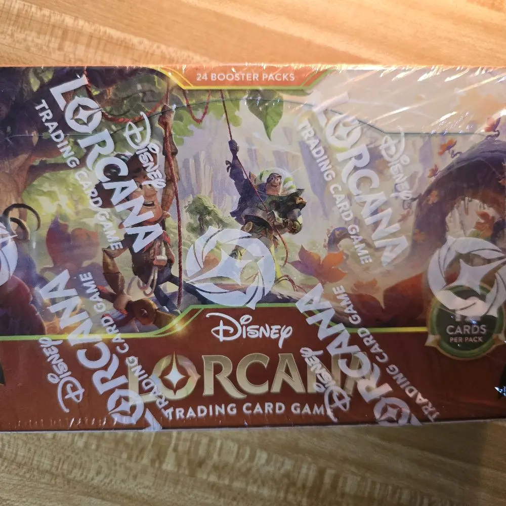 Lorcana Wild Unknowns Non-Sports Collectible Cards - Sealed Box with Raw Card for Collectibles