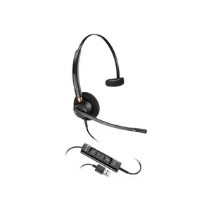 Hp Poly Headsets EncorePro 515 Microsoft Teams Certified Monoaural with USB-A Headset Microsoft Teams Certification Mono USB Type A Wired Model 783R1AA