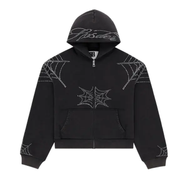 トップス SP5DER VVS HOODIE (BLACK) S Sp5der VVS Black Hoodie