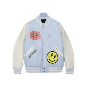 Jordan x J Balvin Varsity Jacket White/Blue (men) by StockX