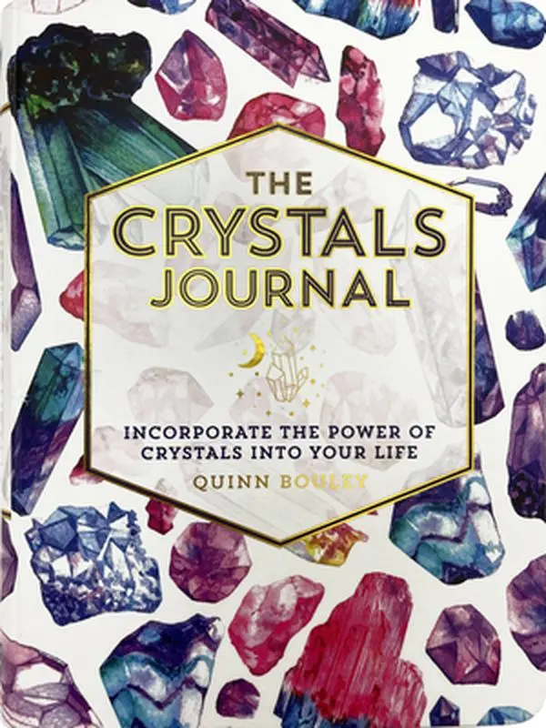 USED Book - The Crystals Journal by Quinn Bouley (Hardcover) - english