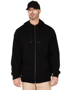Hawx Men's Men'S Full Zip Thermal Lined Hooded Jacket Big And Tall - Hxfa22k61-Blk-Tll