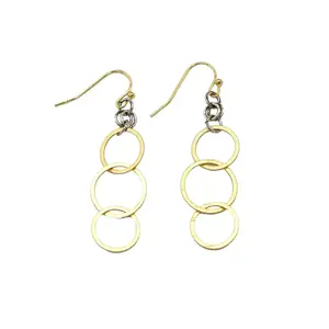 Gold Trinity Allure Earring in Mixed Metal