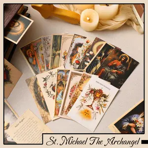 120/220 Catholic Prayer Cards Holy Saint Card Bible Pentecost Father's Day Graduation First Communion Confirmation Baptism Gift for Sunday School Teacher Student End of School Year Religious Education for Family Church Gift for Christian Daily Meditation