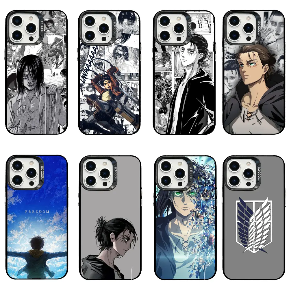 Attack on Titan Character Collage Phone Case - Sturdy, Scratch-Resistant Cover for iPhone 17,16,15,14,13,12,11 (Pro,Pro Max,Air,Plus) & Samsung Galaxy S23,S24,S25,S26 (Plus,Ultra) - Nice Fan Gift, Mobile Phone Accessories,Casing