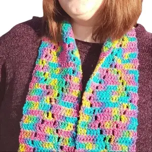 Graduating Diamonds Crochet Scarf Kit