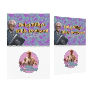 Baby Billy Calendar 2026 Funny TV Character Wall Calendar Collectible Gift for Fans Comedy Series Pop Culture Poster Style Home Decor
