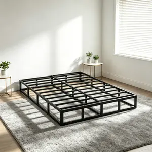 Edenza-Queen Box Spring 9 Inch5 7 9 box spring, Heavy Duty Mattress BoxSpring Foundation, Sturdy Queen Box Springs for Bed with Fabric Cover Set, Easy Assembly, Noise Free fabric cover set