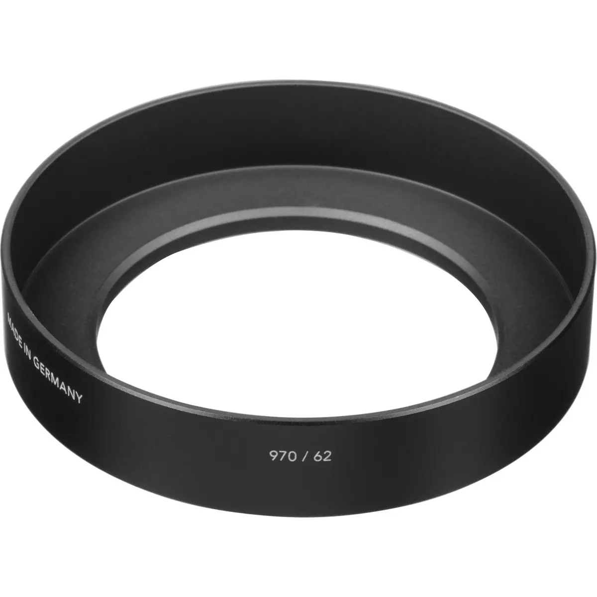 B+W 62mm #970 Compact Durable Aluminum Lens Hood, Thread Fit, Flare Reduction for Wide Angle Lenses