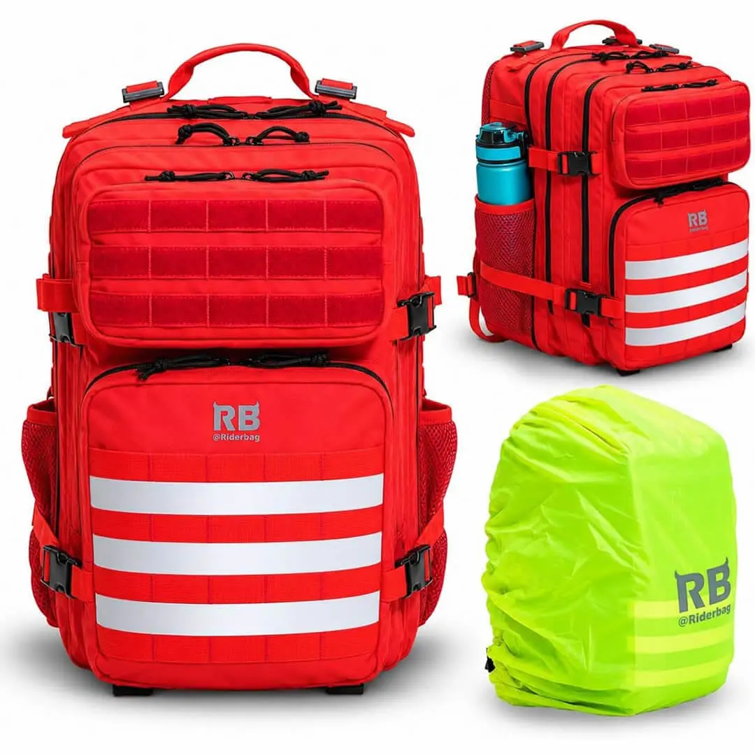 Riderbag Xtreme 30L Tactical Backpack - Red