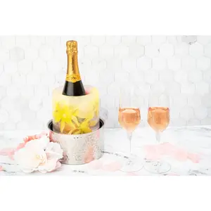 Glasi - Ice Mold Hammered Wine Chiller