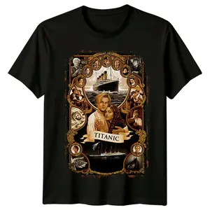Titanic (1997) Movie Poster Inspired T-Shirt Retro 90s Tee Unisex