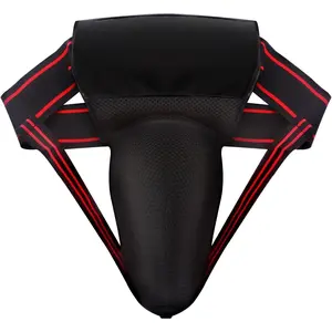 Mens Groin Protector, Protective Cup, Boxing Abdominal Groin Guard, MMA Protective Cup, Kickboxing Cup, Muay Thai Cup Protector（30 in - 42 in）