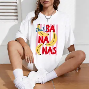 That's Bananas Vintage T-shirt Summer Fruit Tshirt Food Pun Retro Graphic Tee Banana Trendy Summer Gift Idea