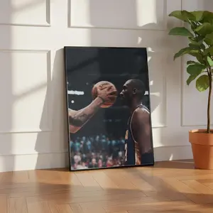 [Unframe] [Free ship]Kobe Bryant Poster, Basketball Legend Print, Classic Sports Photo, Museum Grade Photography