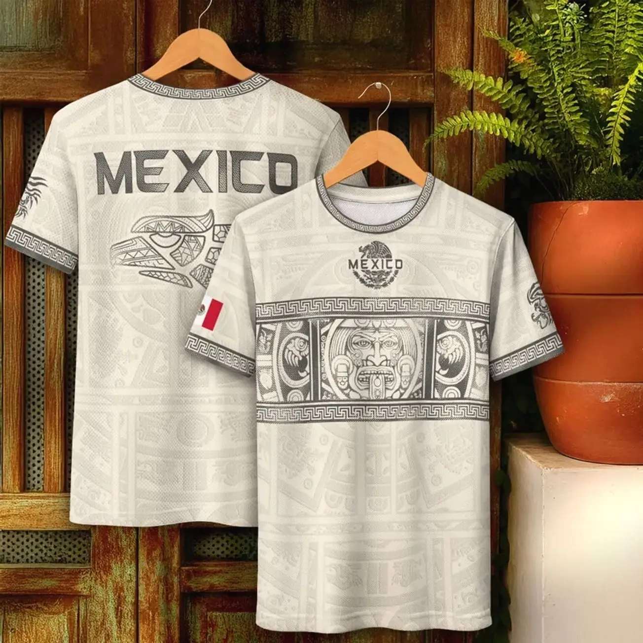 Mexican Soccer Jersey, Mexico Jersey For Men Women and Kids, Mexican Aztec Partern Jerseys, Gift For Soccer Players & Fans, Game Day Shirts