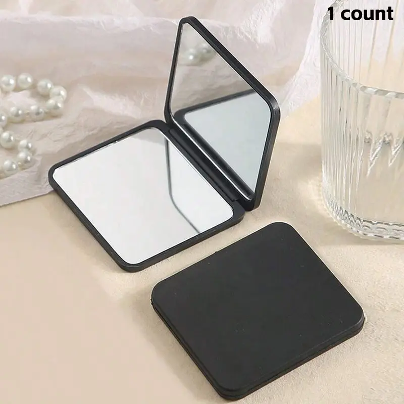 Portable Folding Makeup Mirror for Women, Cosmetic Mirror, Dual-Sided Compact Travel Mirror, Double Sided Mirror, Travel Hand Mirrors, Ideal Gift for Birthdays Graduations Home Decor