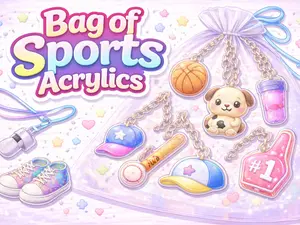 Sports Bag of Acrylics NO VELCRO