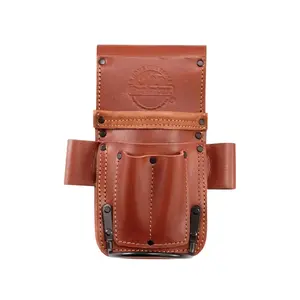 Leather 5 Pocket Multi Tool Holder