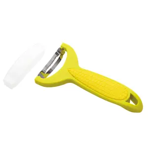 Kuhn Rikon Corn Zipper - Effortless Kernel Removal Tool for Quick Fresh Corn Prep Compact & Versatile Kitchen Utensil