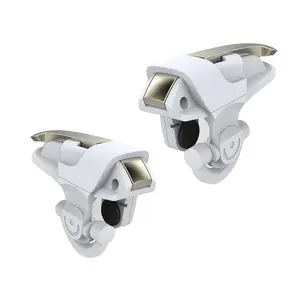 Mobile Game Controller Turbo Fire Joystick for Fortnite COD Compatible Android iOS White Console Uncharged QE6022130